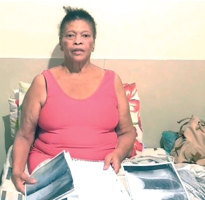 Idosa denuncia negligência médica no Hospital da Japuíba