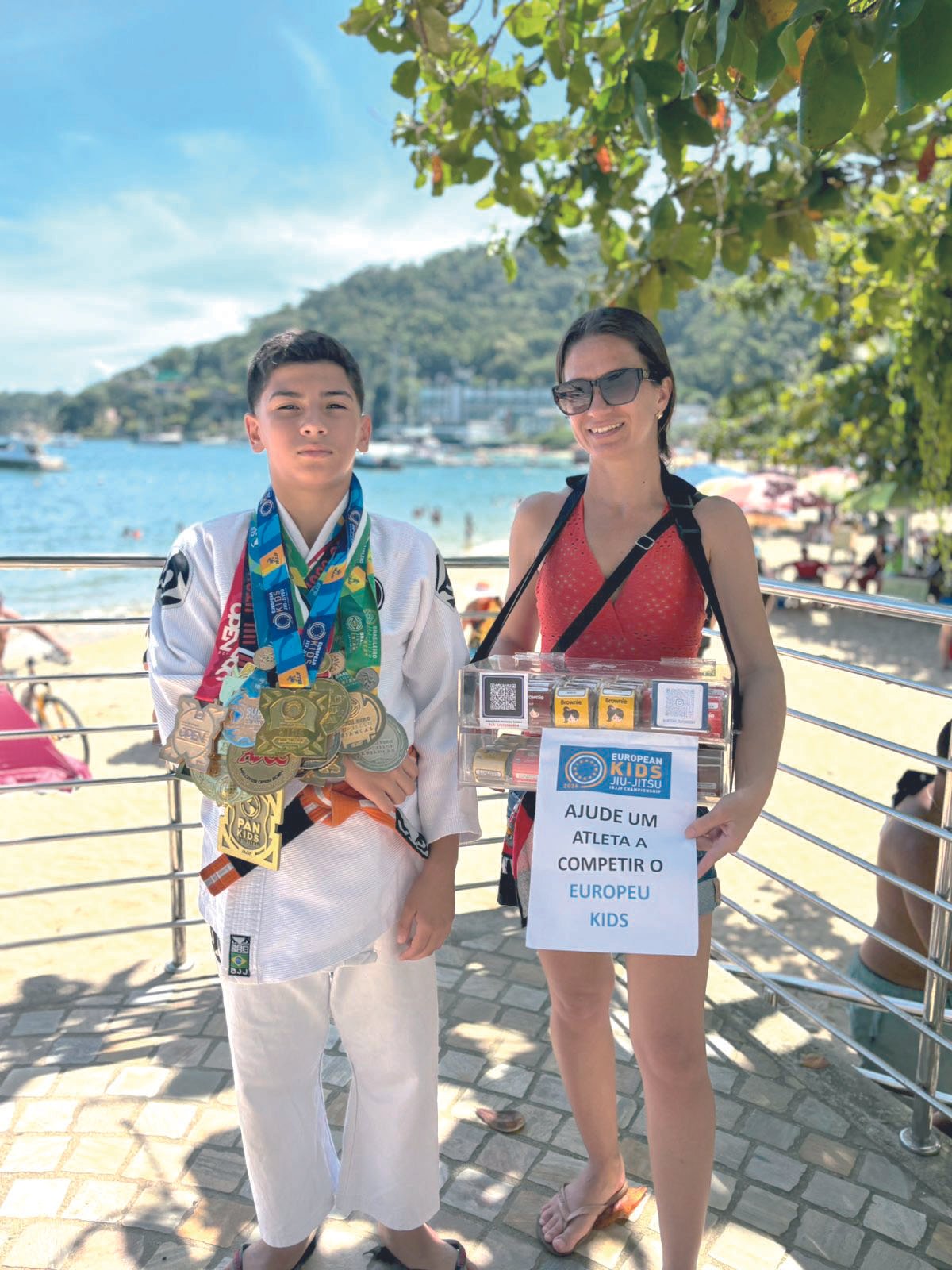 Jovem multicapão busca apoio para disputar Campeonato Europeu de Jiu-Jitsu