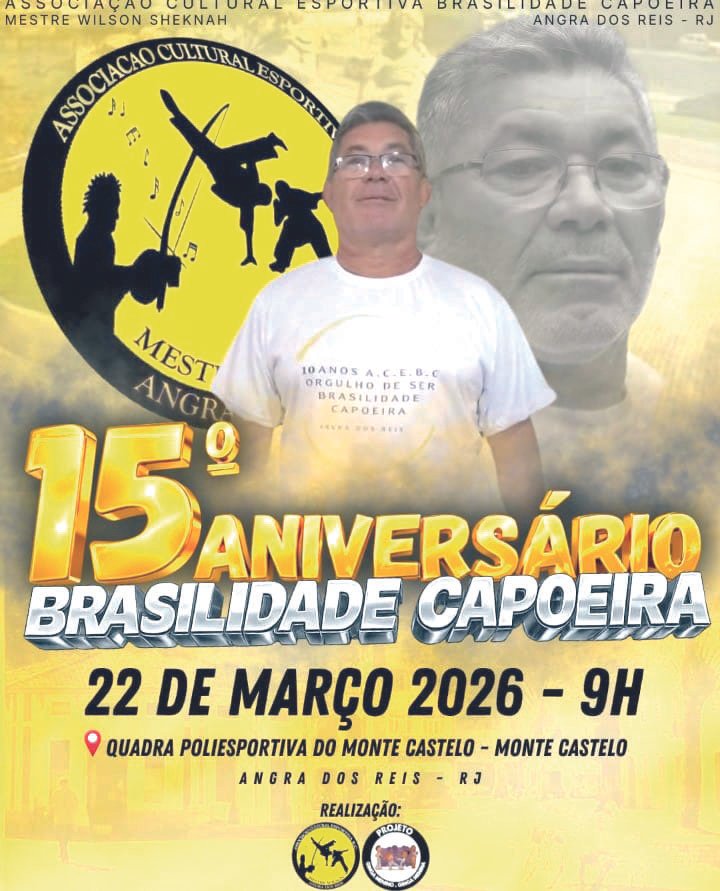 Associação Cultural Esportiva Brasilidade Capoeira  completa 15 anos