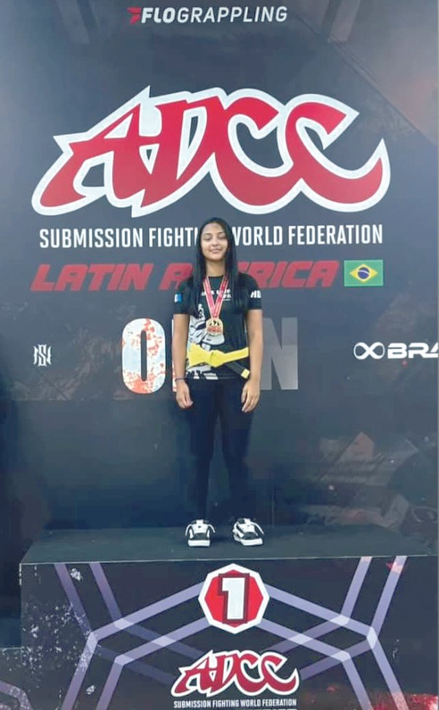 Jovem atleta Júlia foi o destaque  da Equipe Gileade RFA no o ADCC