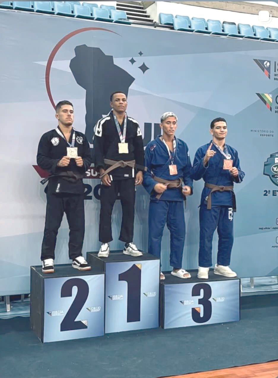Miguel da Equipe Gileade  brilha no Campeonato  Sul-Americano de Jiu-Jitsu