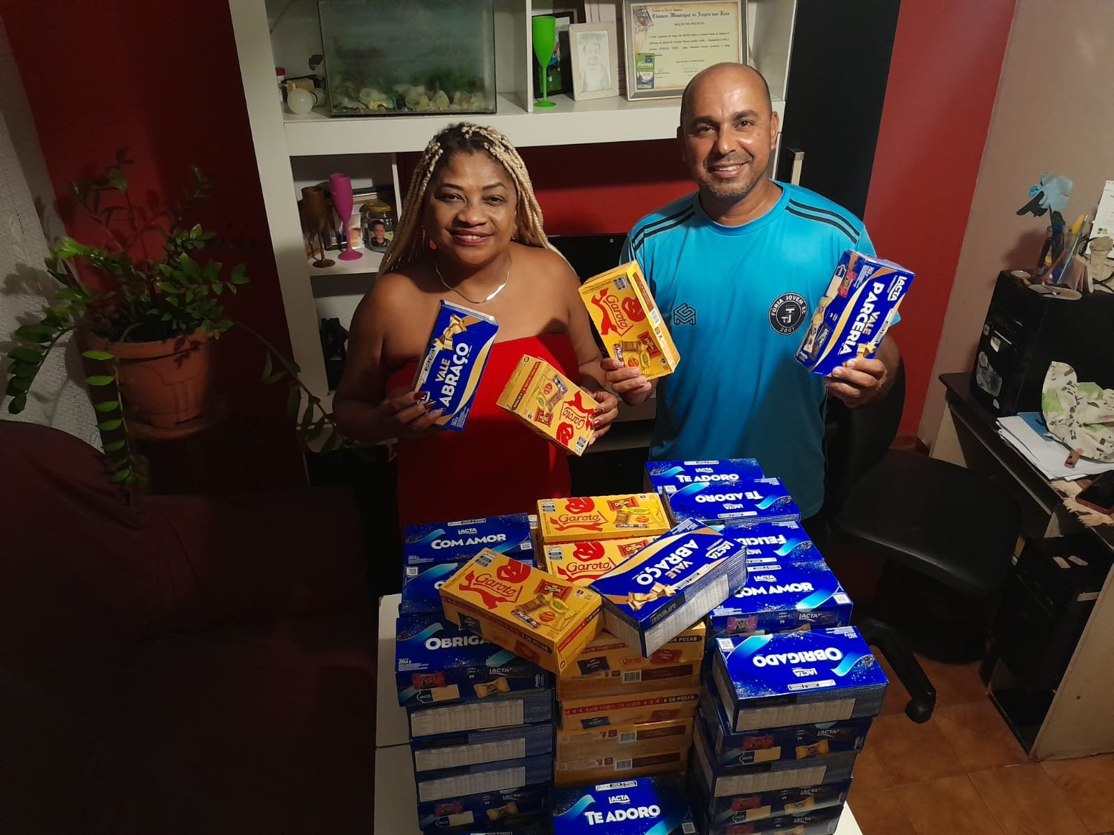 Sapinhatuba 2 aquece corações e incentiva o esporte com doação de chocolates