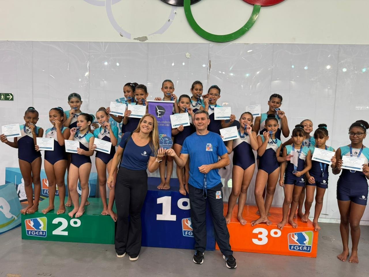 Ginastas de Angra se destacam na IV Copa de Ginástica Olímpica