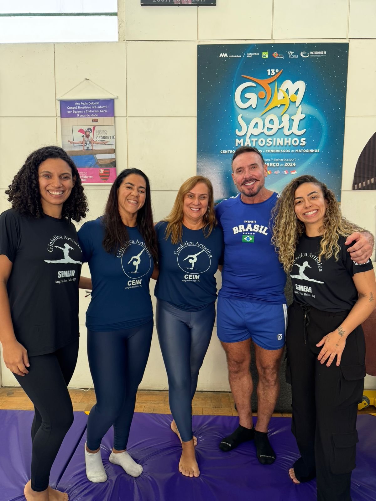 Professoras de ginástica Artística de Angra participam  de curso com referências nacionais da modalidade