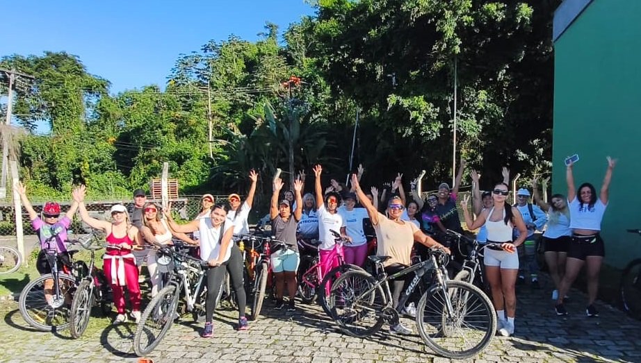 1ª Bicicletada Feminina reúne cerca de 30 mulheres no Sertão de Mambucaba