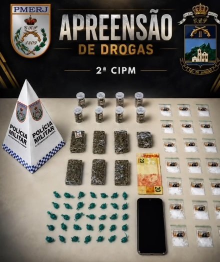 Preso no Matadouro com drogas
