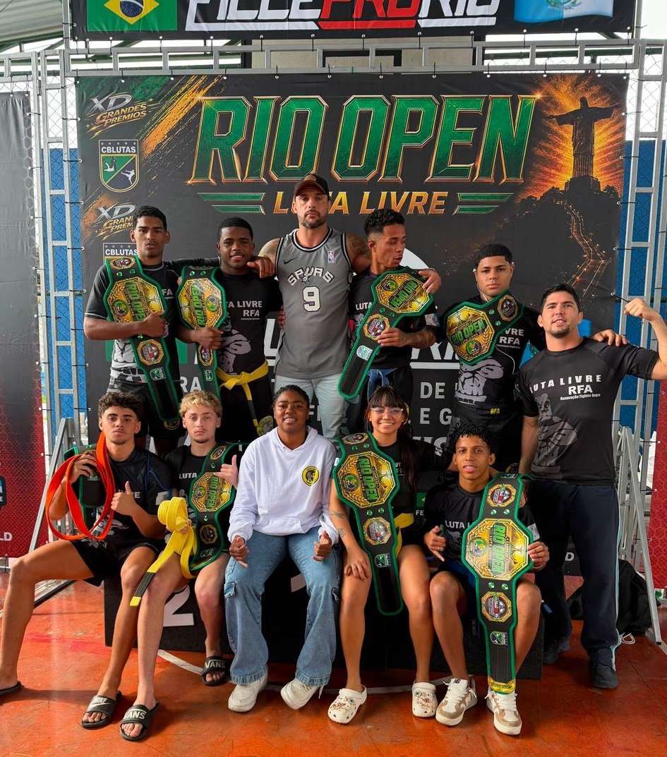 Luta Livre angrense faz bonito no Rio Open