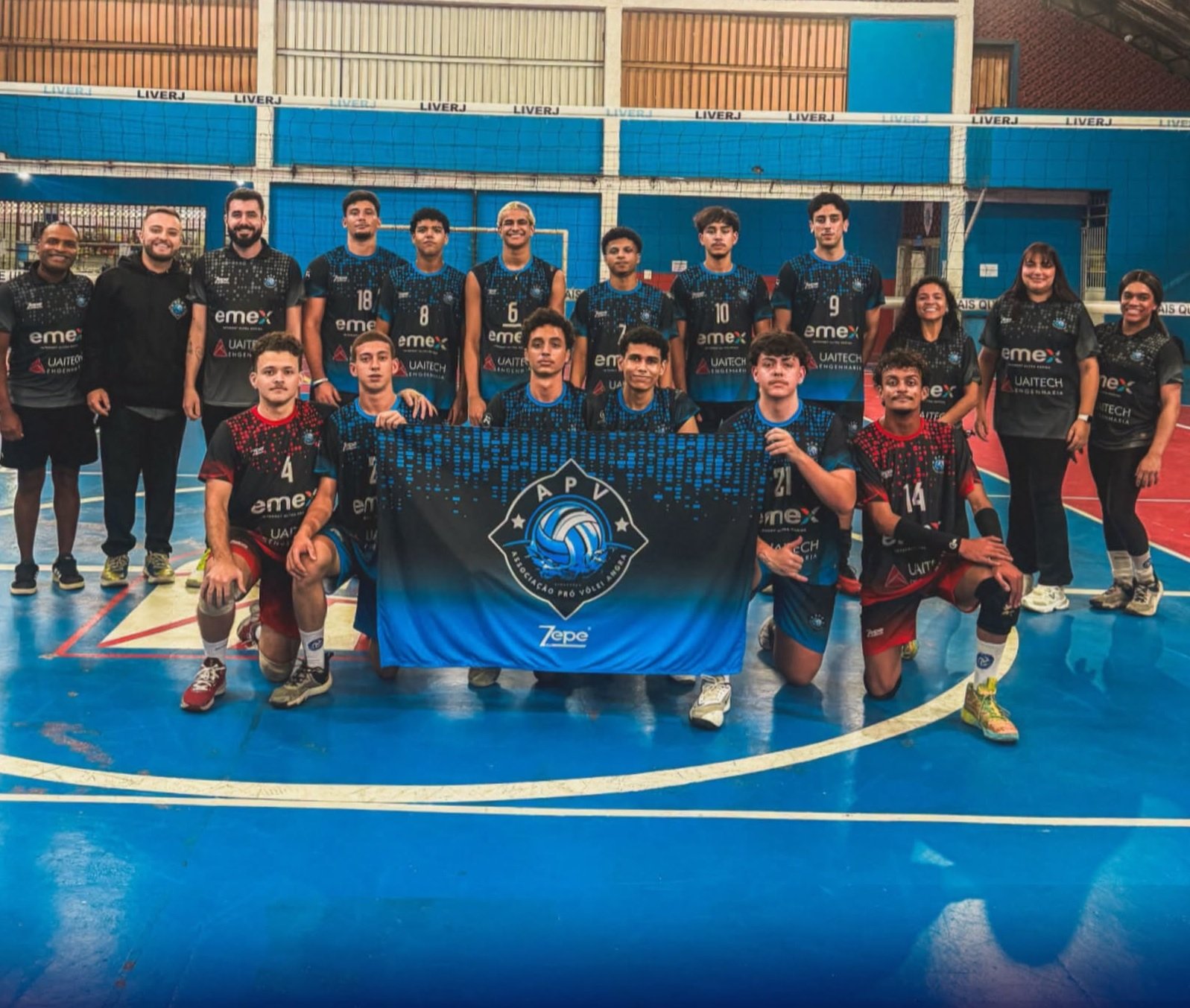 APV Angra segue invicta no Campeonato de Vôlei da LIVERJ