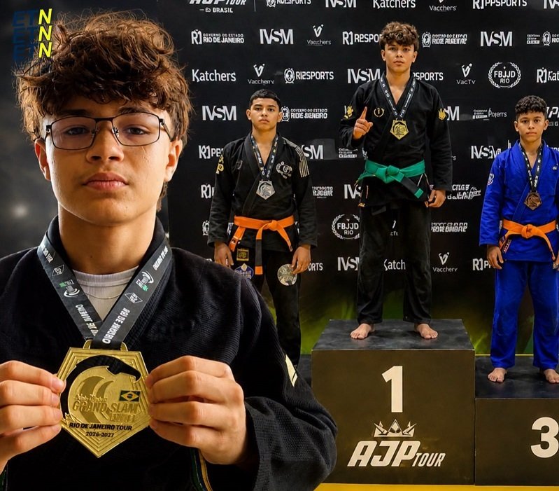 Atleta angrense é bicampeão do Grand Slam Abu Dhabi