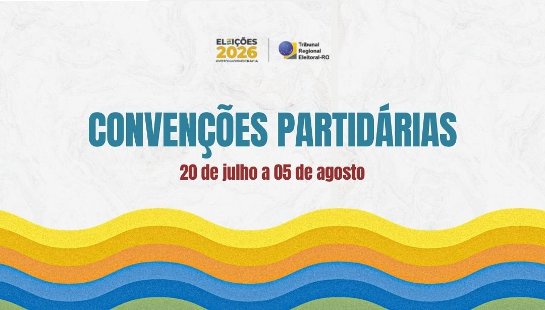 Calendário eleitoral dá início das convenções partidárias