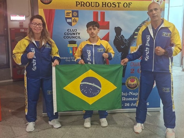 Três atletas de Angra conquistam bronze no Mundial de Karatê na Romênia