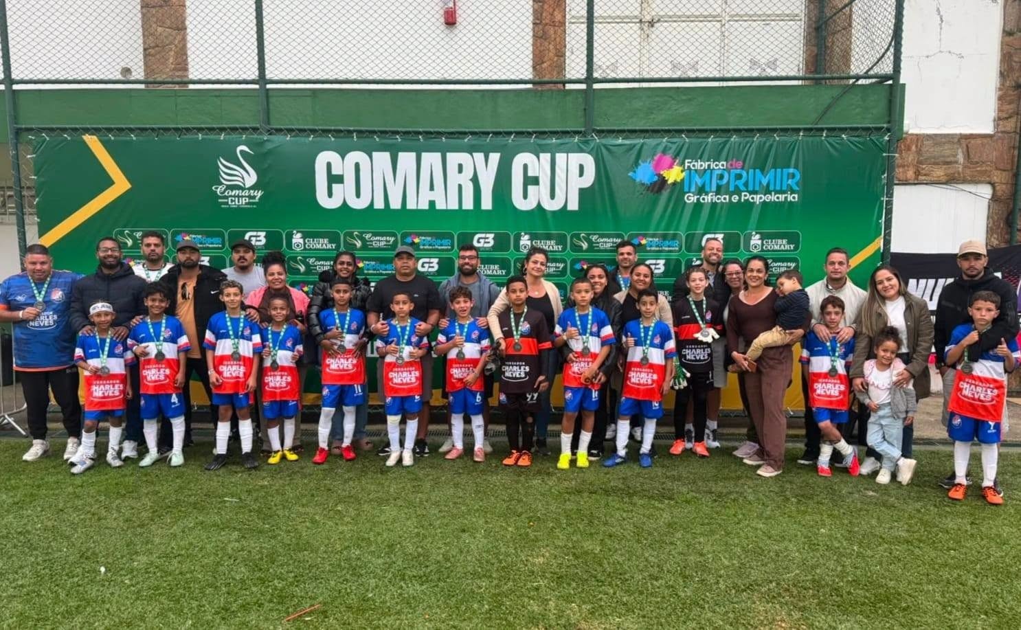 Sub-10 do Grêmio Desportivo Village é vice-campeão da Comary Cup 2026