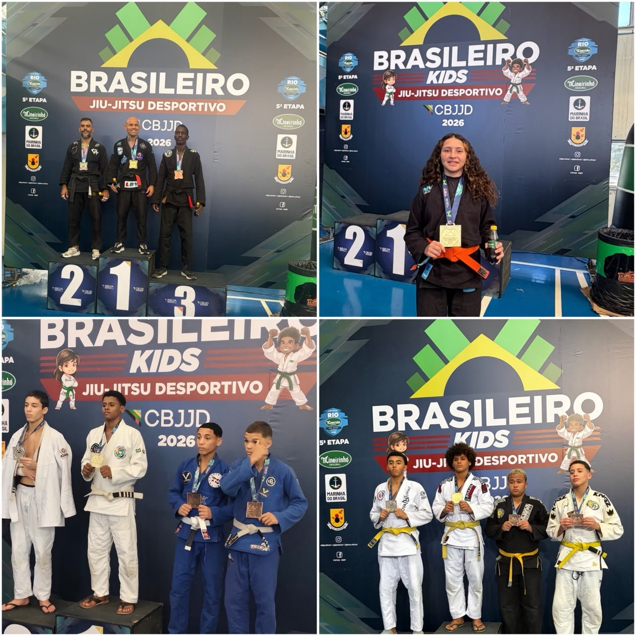 Angra no pódio do Brasileiro de Jiu Jitsu da CBJJD