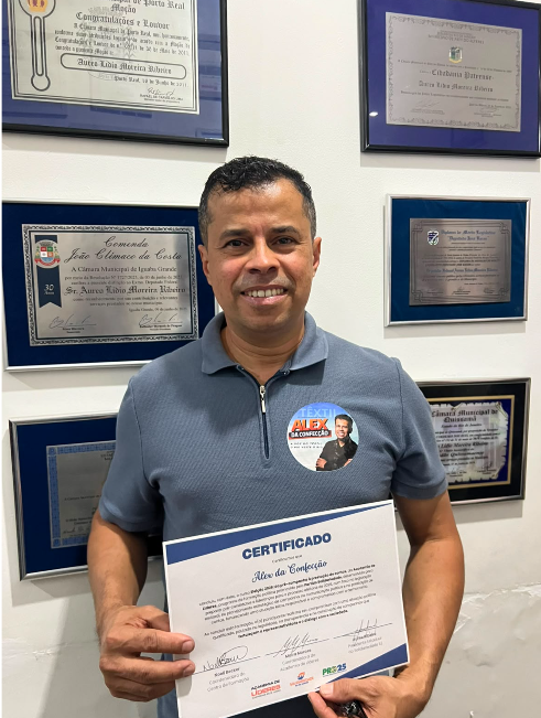 Empreendedor do setor têxtil, Alex da Confecção lança pré-candidatura a deputado estadual pelo Rio
