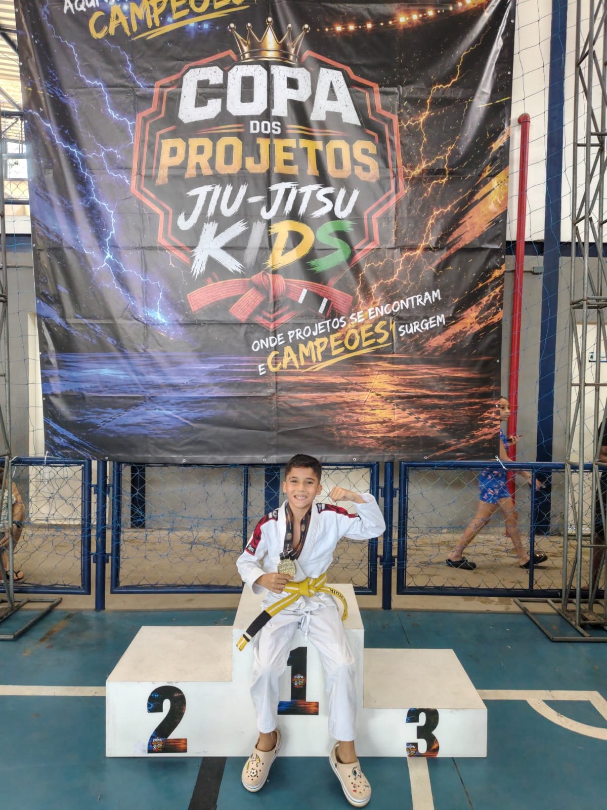 Pedro Gabriel de Angra dos Reis conquista ouro no jiu-jitsu em Pinheiral