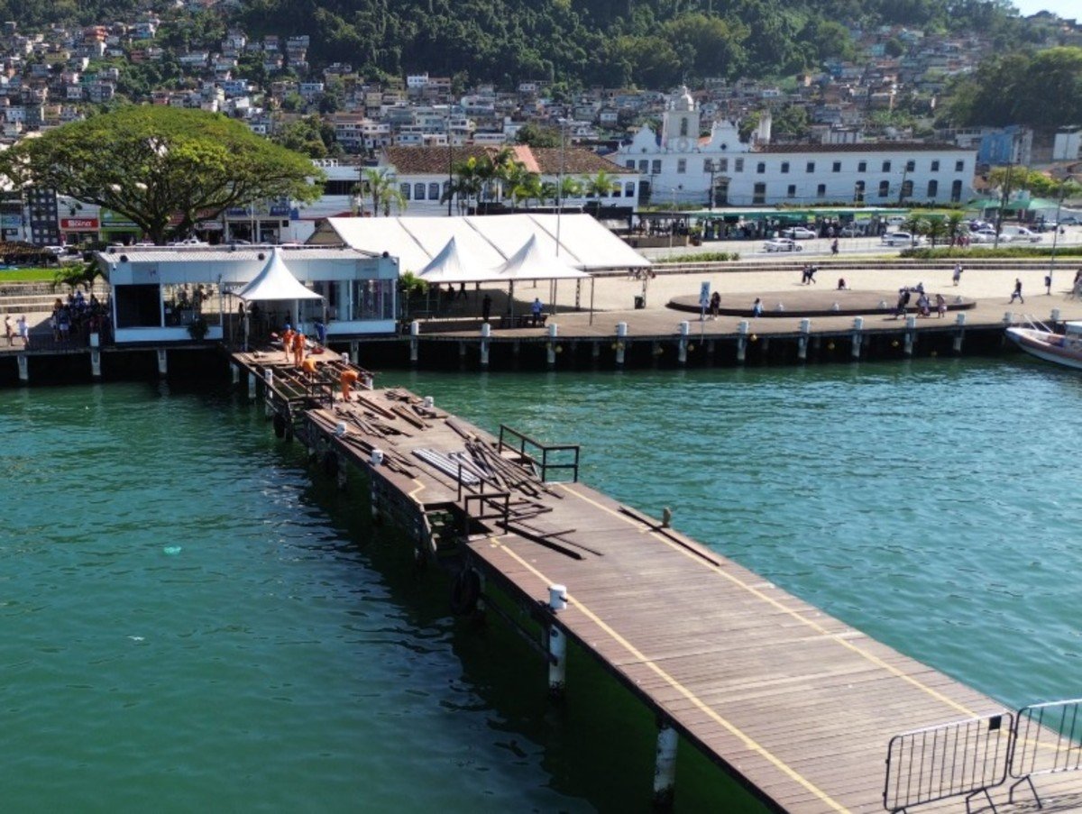 Cais de Santa Luzia é temporiamente fechado para obras