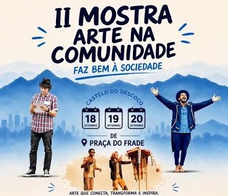 Frade vira palco da cultura com a II Mostra Arte na Comunidade em Angra dos Reis