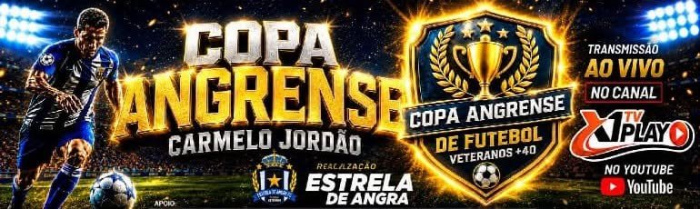 Estádio Municipal vai receber no domingo às semifinais da Copa Angra de Futebol Carmelo Jordão 40+